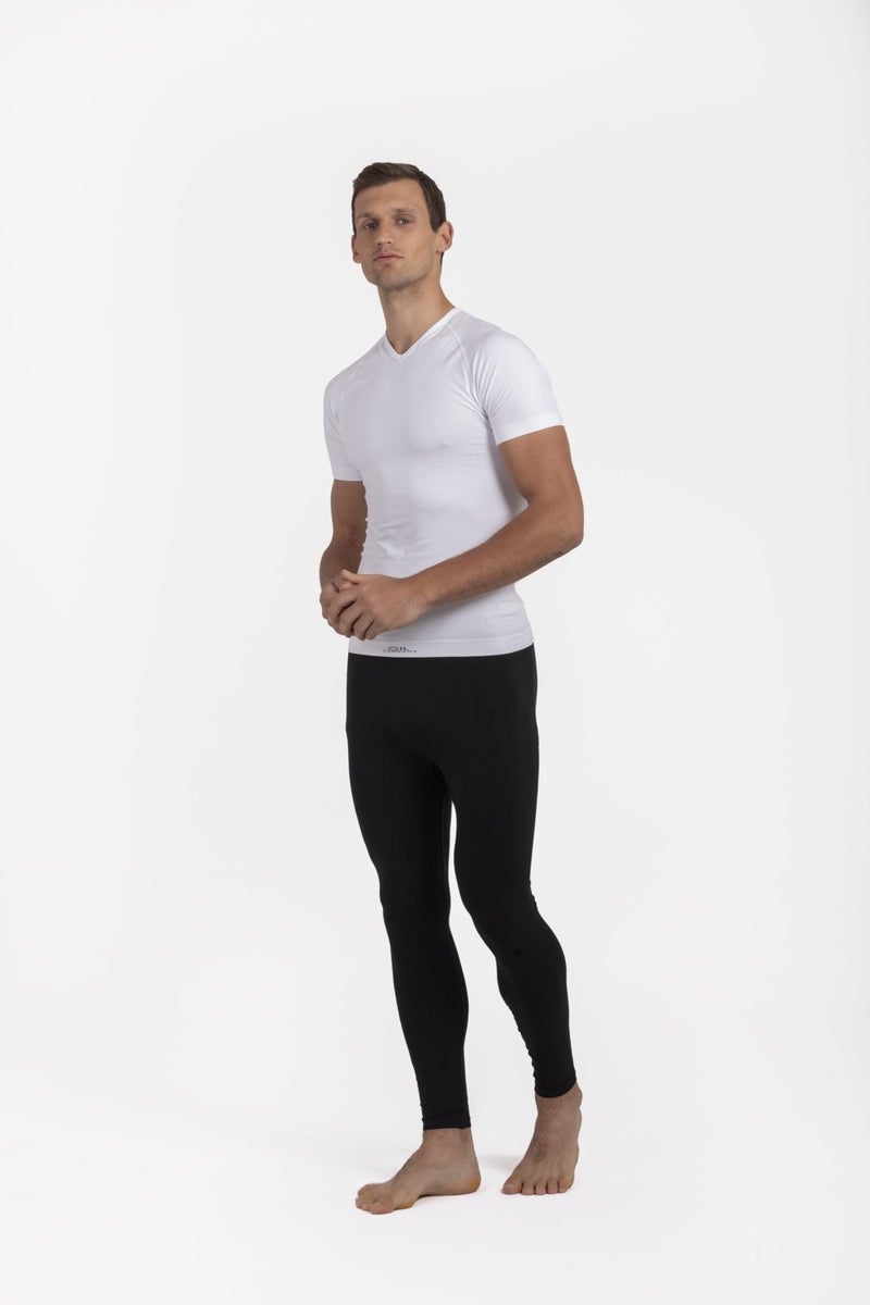Oil Company Thermal Underwear Top Short Sleeve V Neck Unisex PP Seamless Level II OCP007  - Image 3