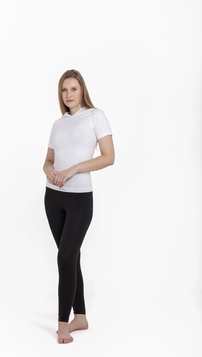 Oil Company Thermal Underwear Top Short Sleeve V Neck Unisex PP Seamless Level II OCP007  - Image 5