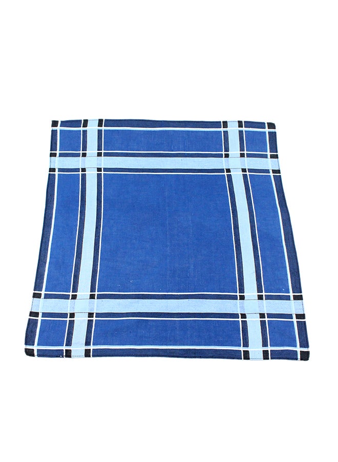Cotton Square Handkerchief Blue - Image 1