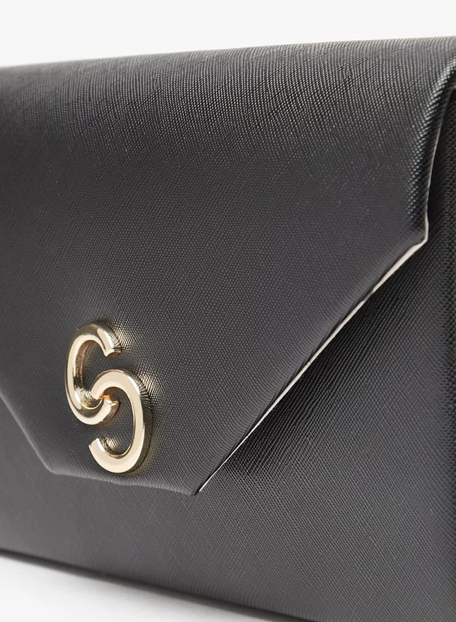 سيليست Women Solid Envelope Clutch With Chain Strap