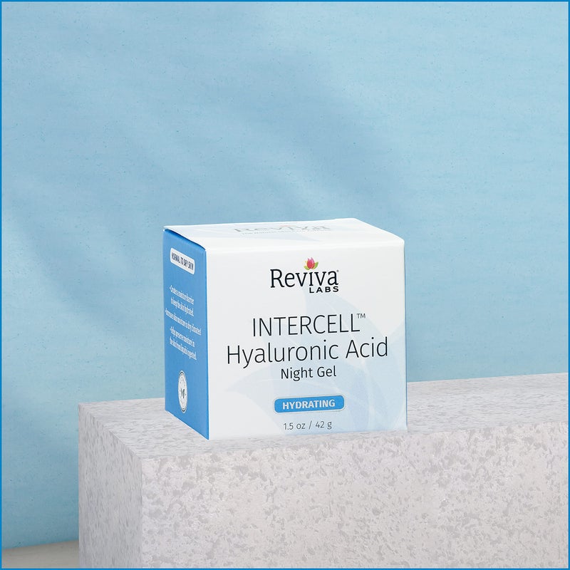 Reviva Labs Intercell Night Gel with Hyaluronic Acid, 1.25 Ounce - Image 4
