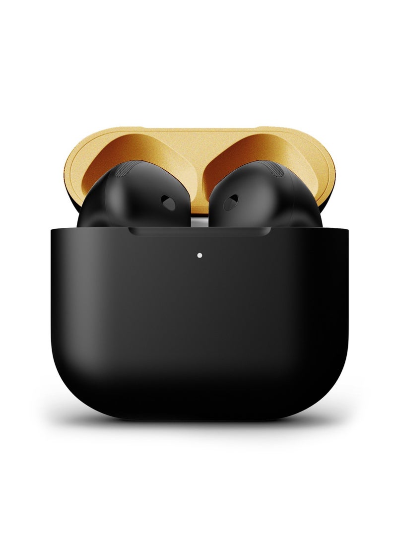 Craft - MERLIN CRAFT CUSTOMIZED APPLE AIRPODS 4 COMBO BLACK GOLD - Image 1