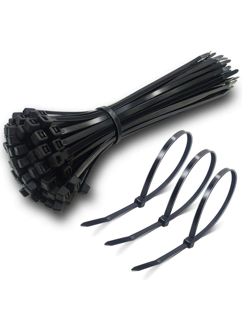 100 قطعة شرائط كابل نايلون عالية الدقة - ذات الأمان الذاتي ومقاومة للأشعة فوق البنفسجية والحرارة - متعددة الاستخدامات لبناء، تصليح السيارات، إدارة الكابلات، إلكتريكية، حديقة والمكتب - Image 1