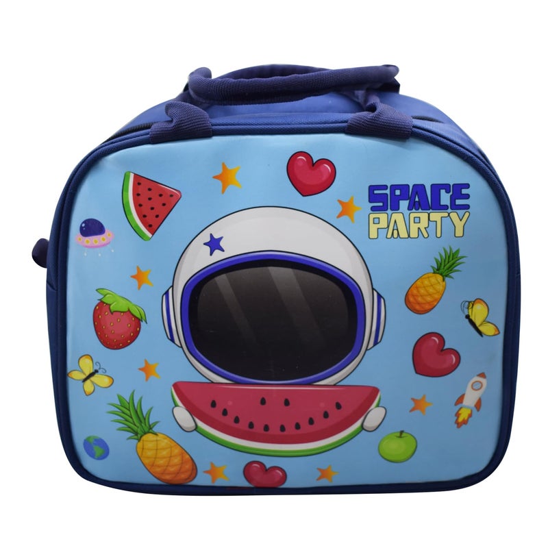 Asera Insulated Lunch Bag for Kids, Tiffin Bag for Office/College/School, Lightweight, Durable Handles, Multiple Pockets (Space 6 Pcs) - Image 2