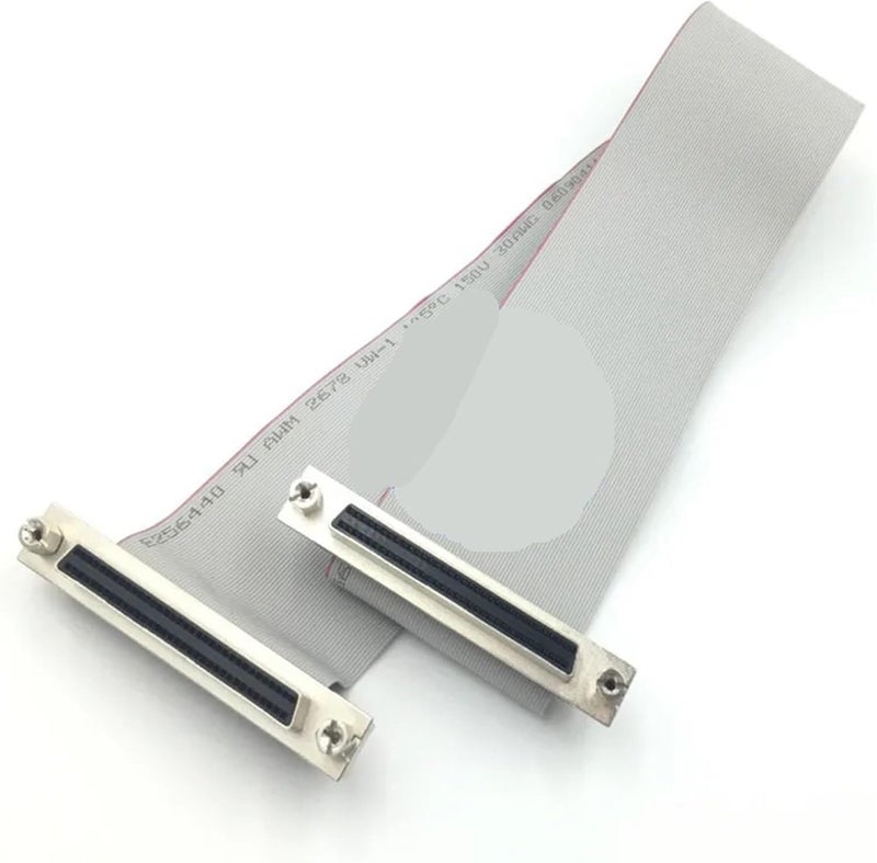 كابل HPDB68 SCSI 68 دبوس 68P ذكر أنثى ترتيب مسطح طول قابل للتخصيص (1 م، أنثى إلى أنثى)
