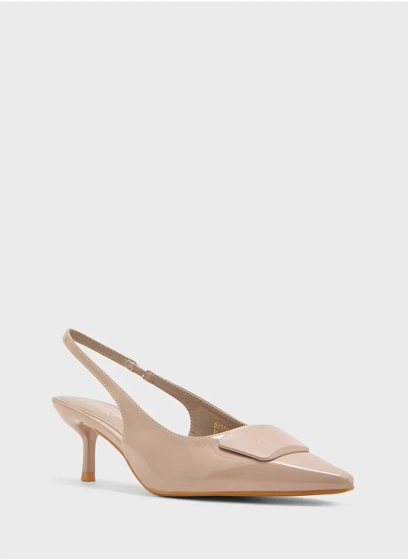 بيتك ستيبس Pointed Sling Back Pump