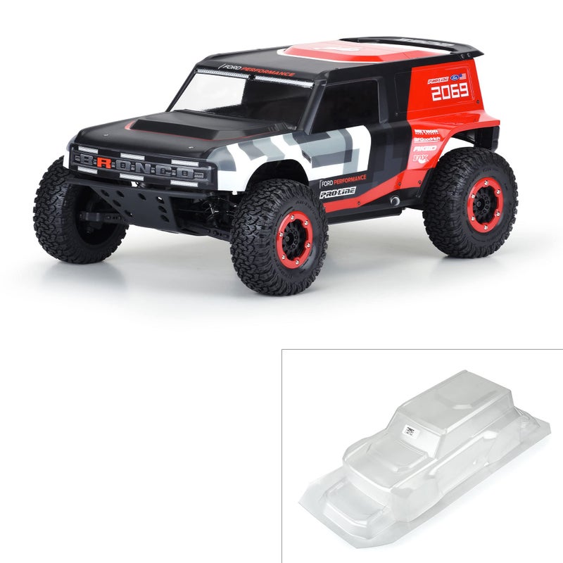 Proline Racing 110 Ford Bronco R Clear Body Short Course PRO358600 CarTruck Bodies Wings Decals