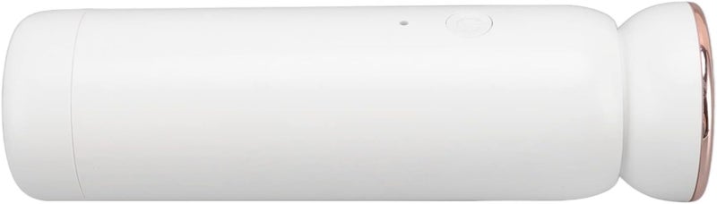 مزيل الكالو الكهربائي المحمول القابل للشحن عبر USB، قابل لتعديل السرعة بـ 5 مستويات مع 3 رؤوس طحن للعناية ببشرة القدم - أداة باديكير قوية، حماية ذكية، تنظيف سهل (أبيض) - Image 4
