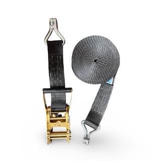 GTCFI Premium Heavy Duty Ratchet Lashing Polyester Belt 50mm x 8Mtrs BS 5000 Kgs Double J Hooks Luggage Strap Webbing Black Colour Export Quality - pzsku/Z6FD4756336CCA9A78940Z/45/1746637726/9360444e-c55b-4e99-ac58-6ae2e2950d22