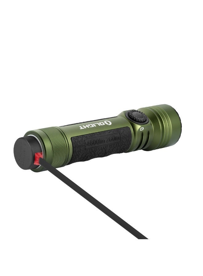 أولايت مصباح يدوي Olight Seeker 4 Pro بقوة 4600 لومن، شعلة قابلة لإعادة الشحن عالية الطاقة، شعاع 260 متر، ضوء EDC للتخييم، المشي لمسافات طويلة، الطوارئ - Image 5