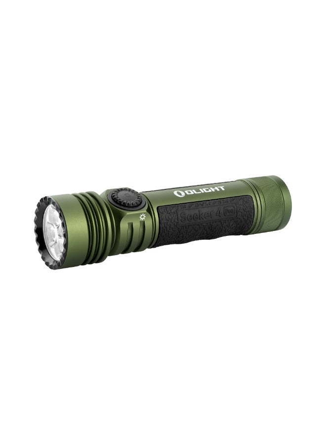 أولايت مصباح يدوي Olight Seeker 4 Pro بقوة 4600 لومن، شعلة قابلة لإعادة الشحن عالية الطاقة، شعاع 260 متر، ضوء EDC للتخييم، المشي لمسافات طويلة، الطوارئ - Image 3