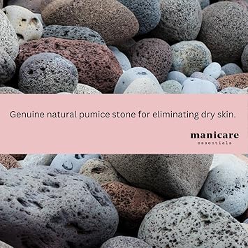 Manicare Pumice Stone For Eliminating Dry Skin Foot File Prevents And Removes Corns Calluses Cracked Heels Exfoliates Hard Dead Skin Pedicure Block Natural Pumice Smooths Skin Elbows And Knees - Image 5
