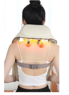 Generic Neck Massager with Heat, Shiatsu Massager for Neck, Back, Shoulder, Foot and Leg, Deep Tissue 3D Kneading Helps to Relax Muscles at Home and Car, Relieve Muscle Pain，Comfort Gifts for Women and Men (Beige)  - Image 5