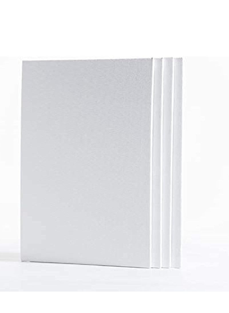 Terabyte 5 Piece Pre-stretched Blank Canvas Board 20x30 cm Cotton 280gsm White - Image 4