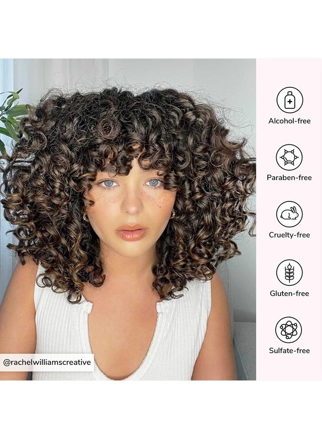 Color Wow Dream Coat للشعر المجعد - حل بخطوة واحدة لتجعيدات خالية من التجعد، رذاذ 3 في 1 يضيف الرطوبة، ويجمع التجعدات، ويقاوم التجعد؛ خفيف الوزن، غير مقرمش، غير دهني؛ تجعيدات 2a، 2b، 2c، 3a، 3b - Image 2