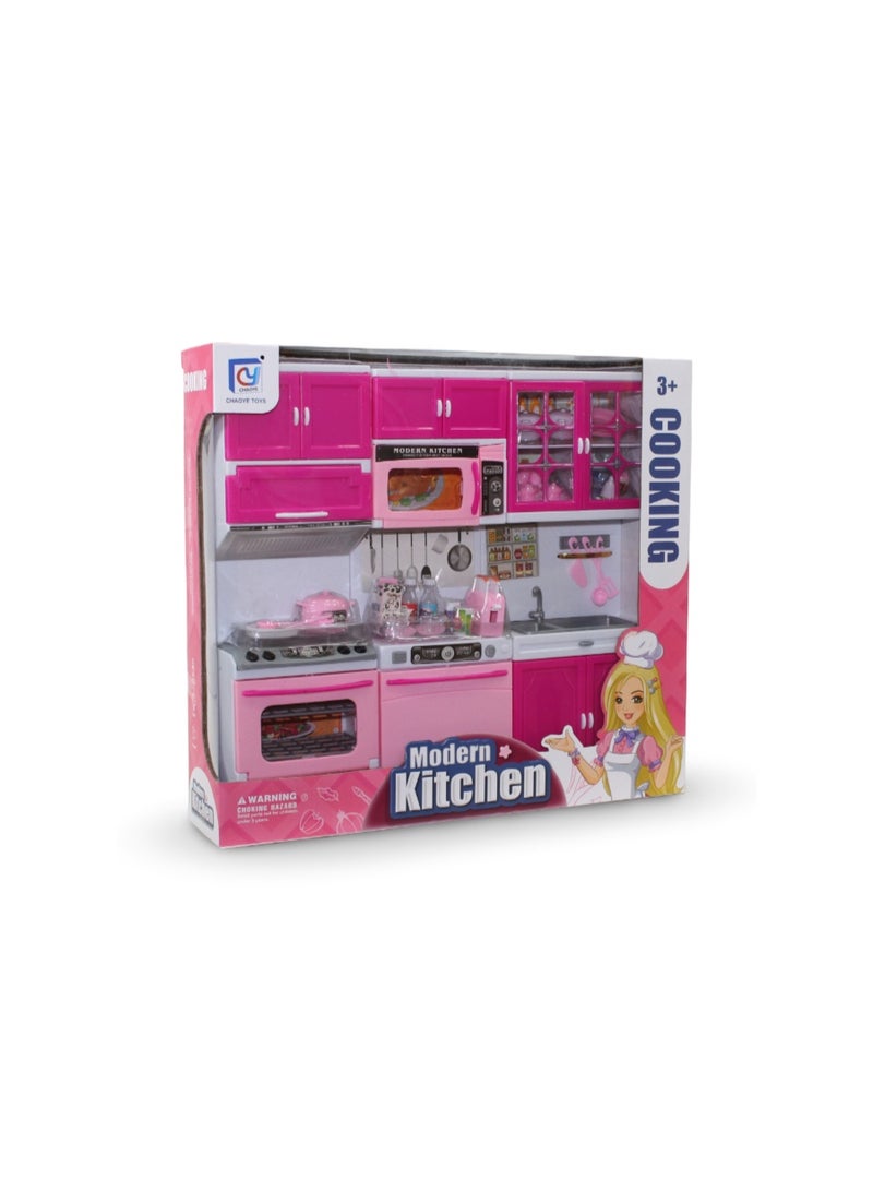 Chaoye Toys Modern Kitchen Doll Set - Image 1