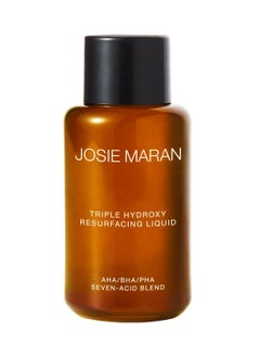 josie maran Josie Maran Triple Hydroxy Resurfacing Liquid - Anti-Aging Exfoliating Toner with Azelaic, Glycolic, Mandelic Acid & Alpha Hydroxy Acid for Even Skin Tone & Smooth, Youthful-Looking Skin (1.7 oz)  - Image 1
