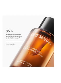 josie maran Josie Maran Triple Hydroxy Resurfacing Liquid - Anti-Aging Exfoliating Toner with Azelaic, Glycolic, Mandelic Acid & Alpha Hydroxy Acid for Even Skin Tone & Smooth, Youthful-Looking Skin (1.7 oz)  - Image 2