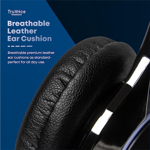TruVoice HD-550 Premium Headset with Noise Canceling Microphone and 2.5mm Cable Compatible with Cisco SPA303, SPA502g, SPA504g, SPA508g, SPA509g, SPA514g, SPA525g and Phones with a 2.5mm Jack Port - Image 4