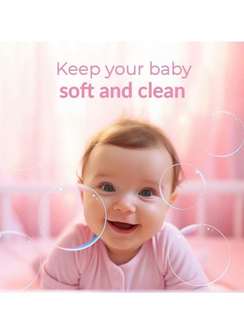 Cool & Cool Cool & Cool Baby Washing Gel- 500ML(Pack of 2) - Head to Toe Baby Bath, Dye Free,Tear Free,Paraben-Free,Vitamin-E & Aloe Vera Extract With Extra Mild Formula 1Liter  - Image 5