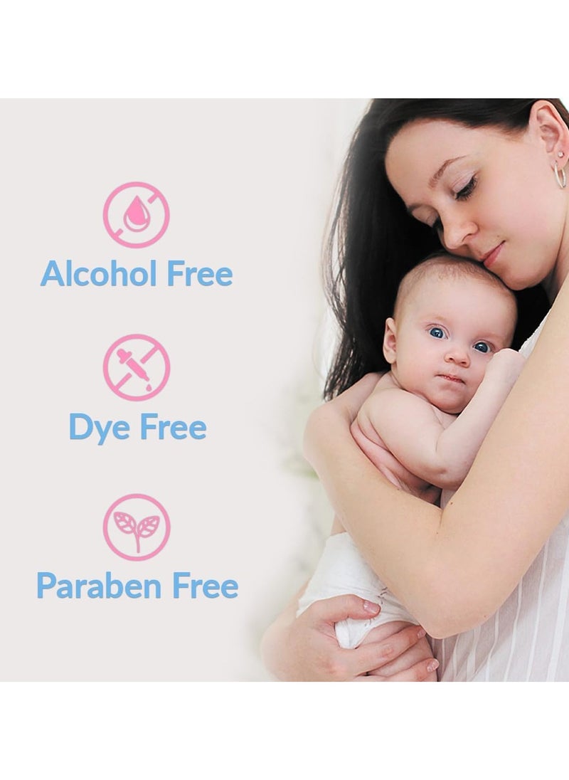 Cool & Cool Cool & Cool Baby Washing Gel- 500ML(Pack of 2) - Head to Toe Baby Bath, Dye Free,Tear Free,Paraben-Free,Vitamin-E & Aloe Vera Extract With Extra Mild Formula 1Liter  - Image 4