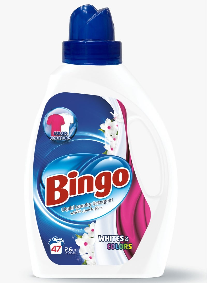 Bingo Liquid Detergent White & Color 2.6L