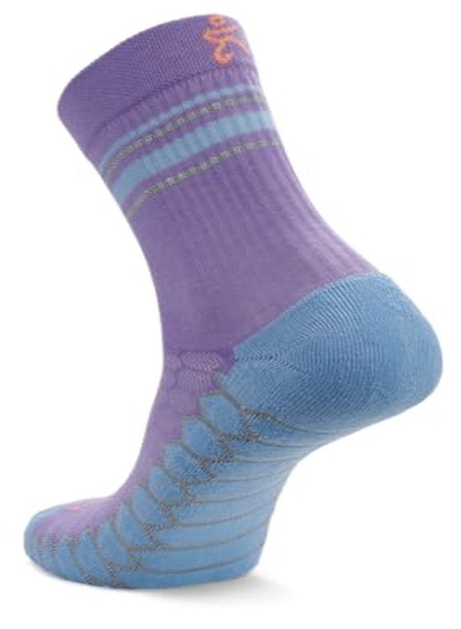 Balega Silver Mini Crew Performance Running Socks, Breathable-Moisture Wicking Style (1 Pair), Lavender, Medium - Image 4
