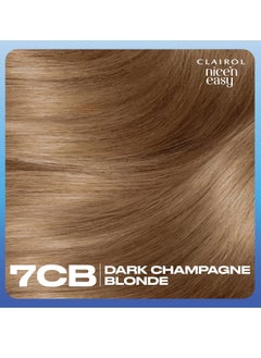 CLAIROL Nicen Easy Creme Natural Looking Oil Infused Permanent Hair Dye 7CB Cool Beige Blonde New Name Same Shade  - Image 4