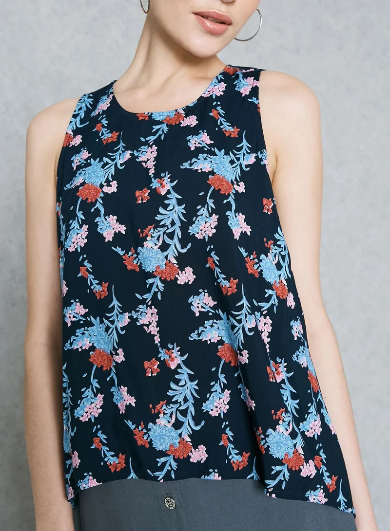 Ginger Floral Print Top