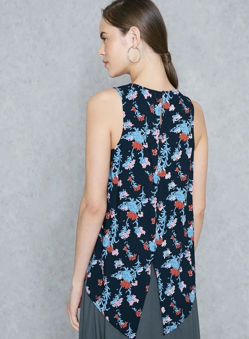 Ginger Floral Print Top