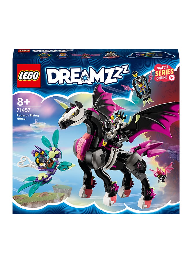 LEGO Dreamzzz Pegasus Flying Horse 71457 Building Toy Set; Kids With Big Imaginations Enjoy 2 Options As They Create A Fantasy Creature; Gift For Ages 8+ (482 Pieces)  - Image 2