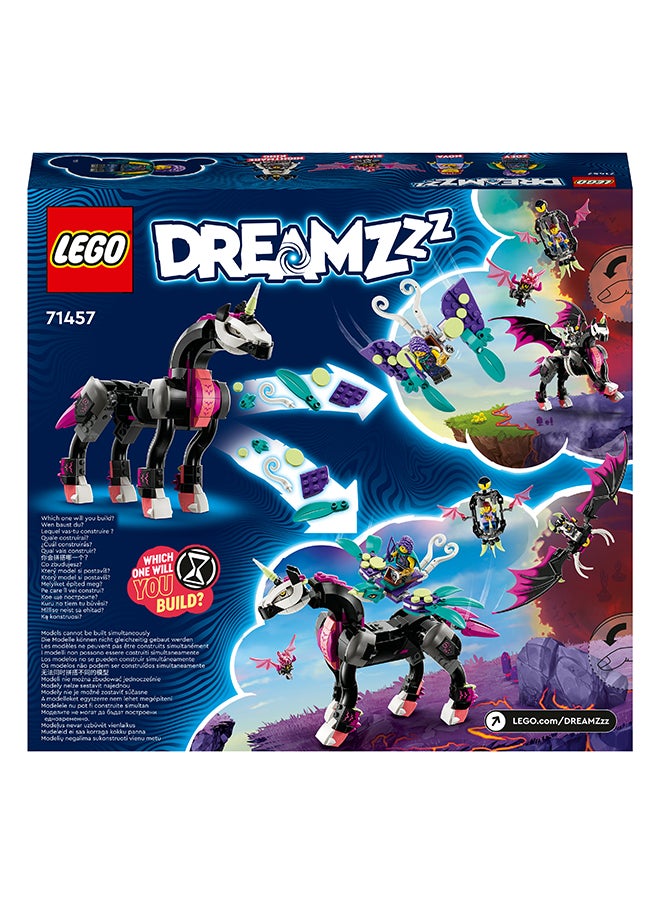 Dreamzzz Pegasus Flying Horse 71457 Building Toy Set; Kids With Big Imaginations Enjoy 2 Options As They Create A Fantasy Creature; Gift For Ages 8+ (482 Pieces)