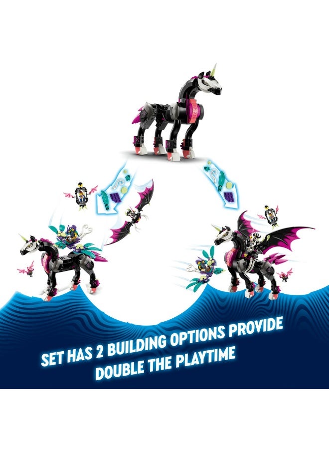LEGO Dreamzzz Pegasus Flying Horse 71457 Building Toy Set; Kids With Big Imaginations Enjoy 2 Options As They Create A Fantasy Creature; Gift For Ages 8+ (482 Pieces) - Image 3