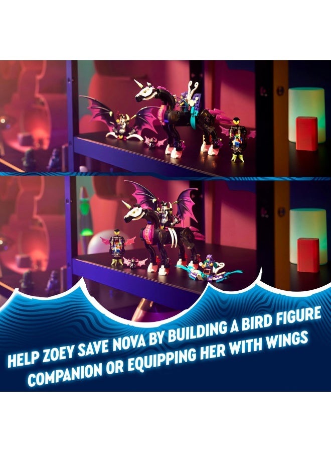 LEGO Dreamzzz Pegasus Flying Horse 71457 Building Toy Set; Kids With Big Imaginations Enjoy 2 Options As They Create A Fantasy Creature; Gift For Ages 8+ (482 Pieces) - Image 5