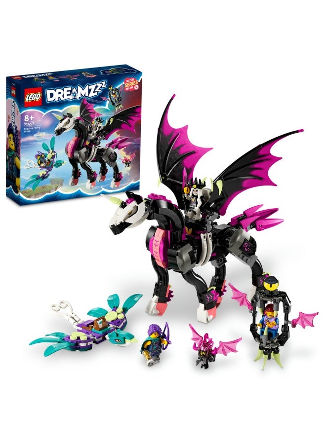 LEGO Dreamzzz Pegasus Flying Horse 71457 Building Toy Set; Kids With Big Imaginations Enjoy 2 Options As They Create A Fantasy Creature; Gift For Ages 8+ (482 Pieces) - Image 1