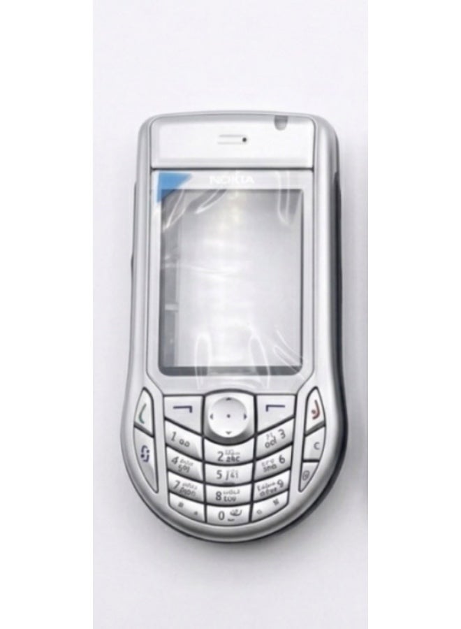 Nokia 6630 Full Replacement Housing Case with Arabic and English Keypad