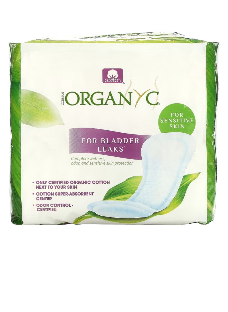 أورجانياك فوط صحية قطنية خالية من العطور والمواد الكيمائية والأصباغ تحتوي على 20 قطعة - Image 1