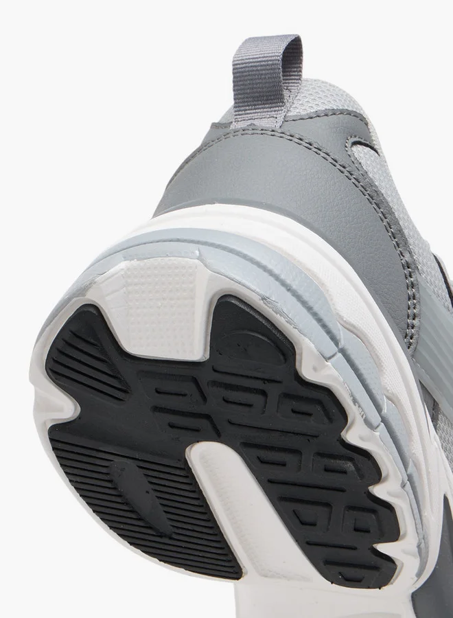 Kappa Men's Logo Detail Sports Shoes with Lace-Up Closure