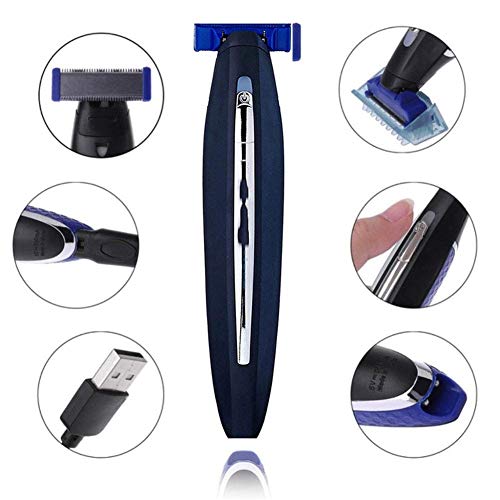 INVODA Electric Shaver Charge for SOLO Rechargeable Full Body Hair Trimmer Shaver and Groomer Replacement Charge Line 5V USB Shaver Power Cord (Charger+2 Cleaning Brushes) - Image 3