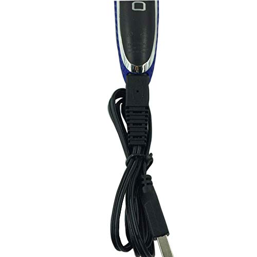 INVODA Electric Shaver Charge for SOLO Rechargeable Full Body Hair Trimmer Shaver and Groomer Replacement Charge Line 5V USB Shaver Power Cord (Charger+2 Cleaning Brushes) - Image 4