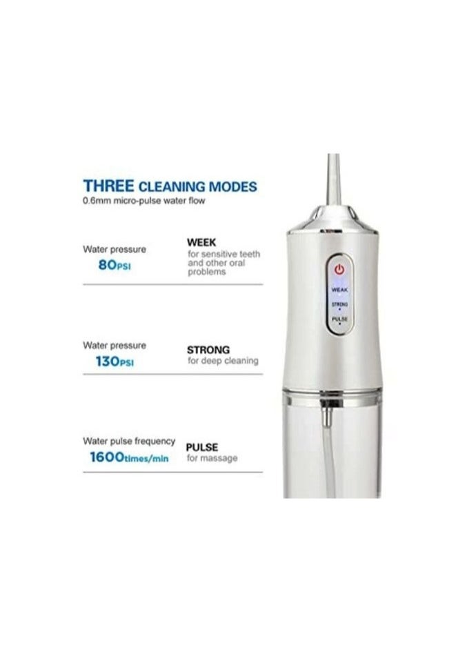 Denx Water Flosser With Detachable Water Tank And Rechargeable Battery In A Portable And Easy-To-Use Design  - Image 3