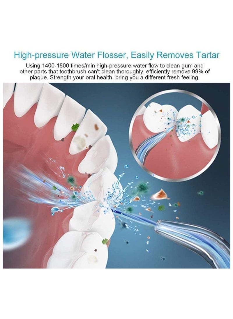 Denx Water Flosser With Detachable Water Tank And Rechargeable Battery In A Portable And Easy-To-Use Design  - Image 5