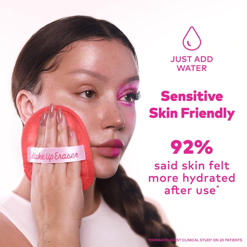 Makeup Eraser The Original MakeUp Eraser, 7-Day Set, Erase All Makeup with Just Water, Including Waterproof Mascara, Eyeliner, Foundation, Lipstick, Sunscreen, and More! Sunset Boulevard, 7ct. - Image 3
