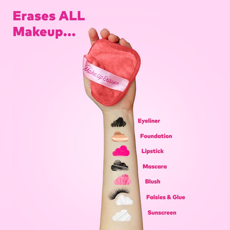 Makeup Eraser The Original MakeUp Eraser, 7-Day Set, Erase All Makeup with Just Water, Including Waterproof Mascara, Eyeliner, Foundation, Lipstick, Sunscreen, and More! Sunset Boulevard, 7ct. - Image 2