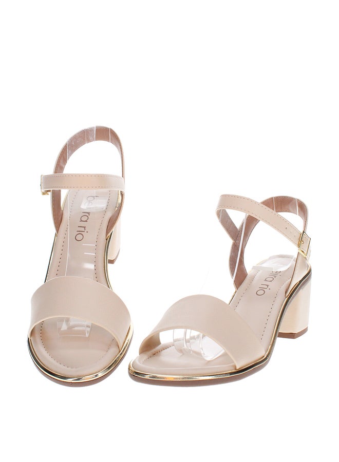 Beira Rio Embellished Multi Strap Sandals - Image 3