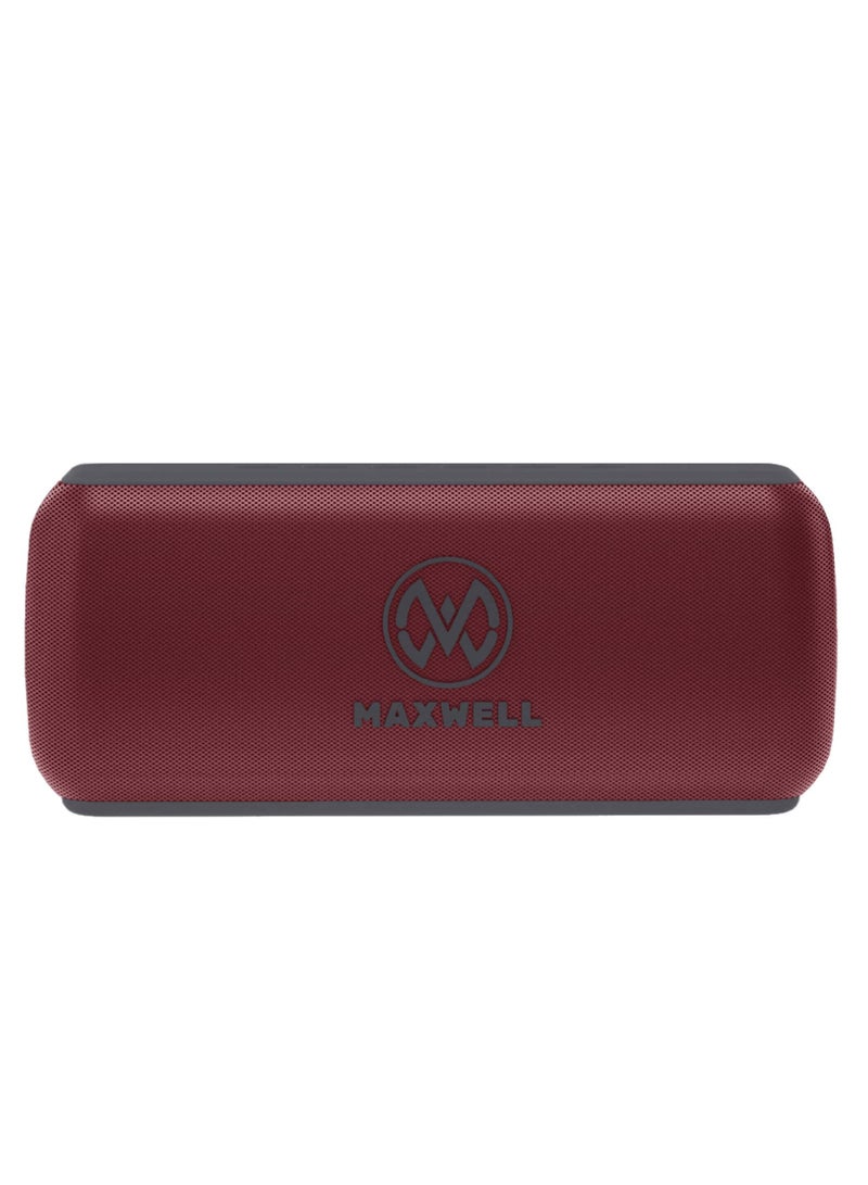 Maxwell Electronics Maxwell Maxbeat 60W Bluetooth Speaker - Portable HiFi, IPX6 Water Resistant, 12H Playtime, Deep Bass, Bluetooth 5.3, Type-C Fast Charging Speaker (Red)  - Image 1