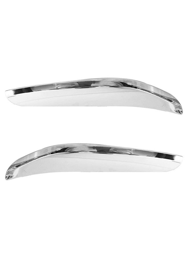 ANTUKO 2PCS Front Bumper Molding Chrome Trim Left and Right Replacement for 2011 2012 2013 2014 Chrysler 300 P170123173603 - Image 3