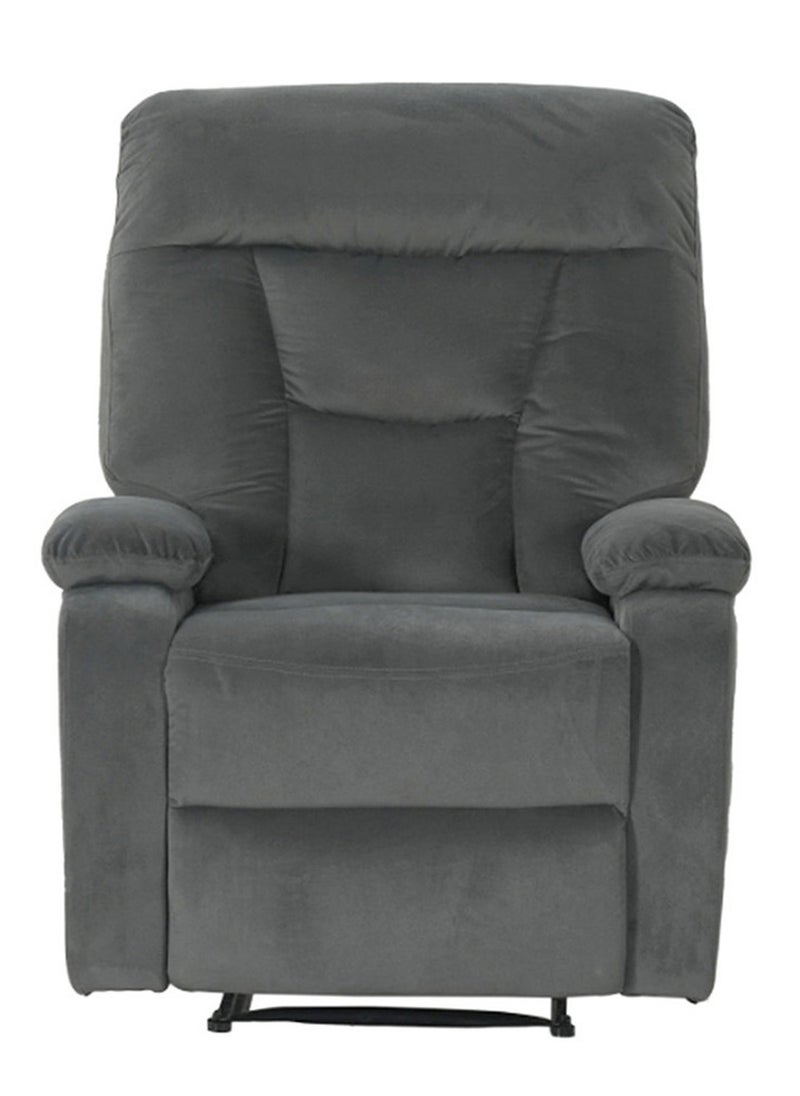 ROYALOAK Lara Fabric 1-Seater Recliner | Fabric Upholstery | High Backrest | Tufted Design | Pillow Top Armrest | Pocket Springs for Extra Comfort | Heavy-Duty Metal Frame | Sturdy Footrest | Recliner Chair  - Image 3