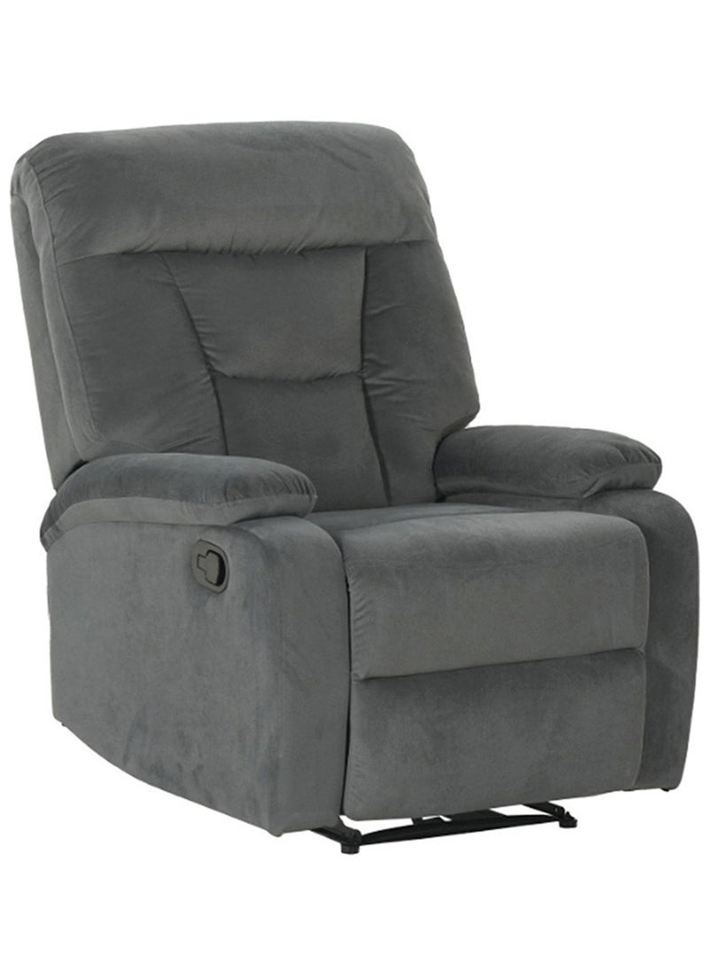 رويال أوك لارا كرسي استرخاء بمقعد واحد | تنجيد من القماش | مسند ظهر عالي | تصميم مبطن | مساند ذراعين مبطنة | نوابض جيبية لراحة إضافية | مسند قدم متين | هيكل معدني قوي | كرسي استرخاء - Image 2