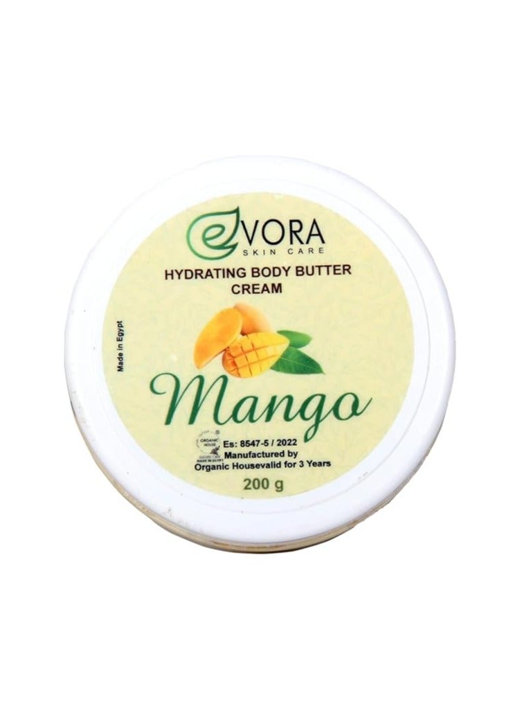 إيفورا زبدة الجسم بلانيت مانجو من ايفورا 200 جرام من اورجانيك هاوس ناتشورال برودكتس